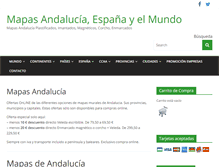 Tablet Screenshot of mapasandalucia.com